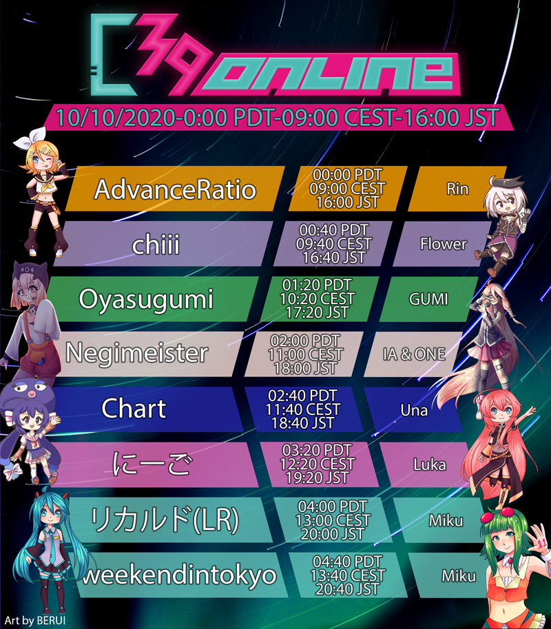 Cheers39 #5(Twitch配信、2020年10月10日)のポスター
